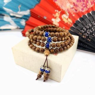 VÒNG TAY TRẦM HƯƠNG RỪNG VIỆT NAM PHỐI ĐÁ PHONG THỦY - THẮNG GIANG