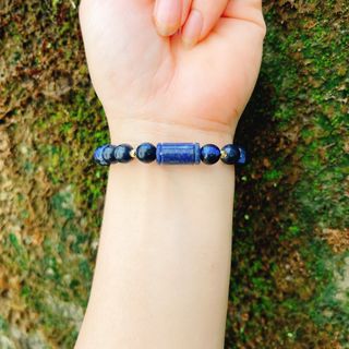 VÒNG TAY LU THỐNG ĐÁ SODALITE THIÊN NHIÊN 8 LY - THẮNG GIANG