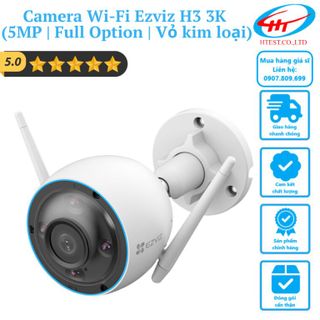 Camera Wi-Fi Ezviz H3 3K (5MP | Full Option | Vỏ kim loại | 700g, 23x10x9 cm) giá sỉ