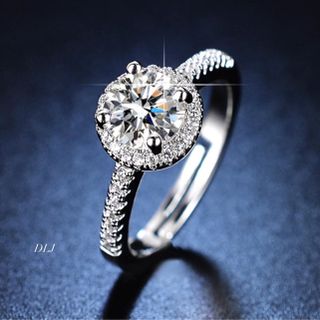 NHẪN TRÒN ĐÍNH KIM CƯƠNG MOISSANITE TẶNG KÈM KIỂM ĐỊNH QUỐC TẾ - THẮNG GIANG