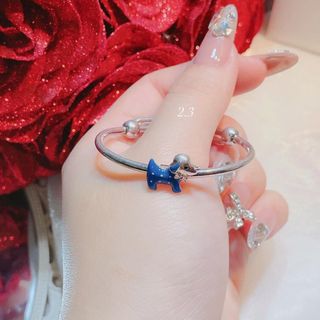 VÒNG TAY HÌNH CON CHÓ BẠC TA DÀNH CHO BÉ - THẮNG GIANG