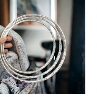 KIỀNG BẠC TA BA TẦNG NGUYÊN CHẤT TRẠM RỒNG PHƯỢNG CÓ THẺ HÓA ĐƠN - THẮNG GIANG