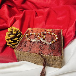 VÒNG TAY HỒ PHÁCH MÂN CÔI THIÊN NHIÊN CHARM BẠC TA CHUẨN - THẮNG GIANG