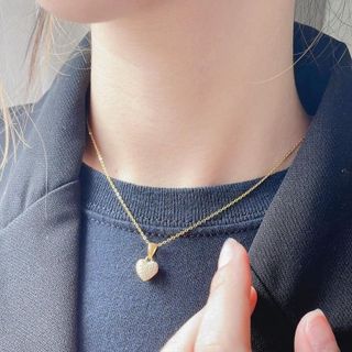 DÂY CHUYỀN BẠC TA MẶT TIM ĐÍNH ĐÁ - THẮNG GIANG