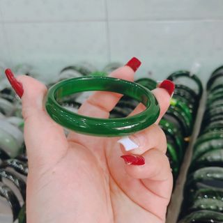 VÒNG TAY CHALCEDONY XANH THIÊN NHIÊN - THẮNG GIANG