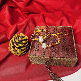 VÒNG TAY HỔ PHÁCH THIÊN NHIÊN CHARM MÈO THẦN TÀI - THẮNG GIANG