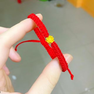 VÒNG TAY SEN TẾT CHỈ ĐỎ MAY MẮN - THẮNG GIANG