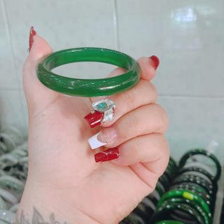 VÒNG TAY CHALCEDONY XANH THIÊN NHIÊN - THẮNG GIANG