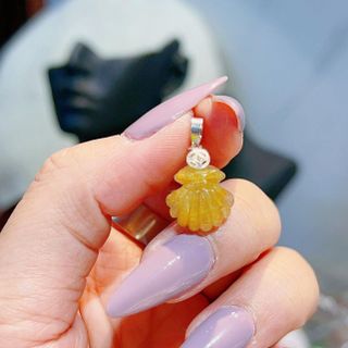 MẶT DÂY CHUYỀN THẠCH ANH TÓC BỌC BẠC TA CAO CẤP - THẮNG GIANG