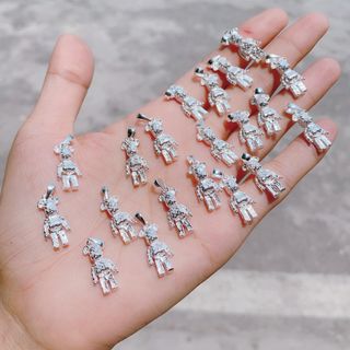 DÂY CHUYỀN KHẾ MẶT GẤU BẠC TA CHUẨN - THẮNG GIANG