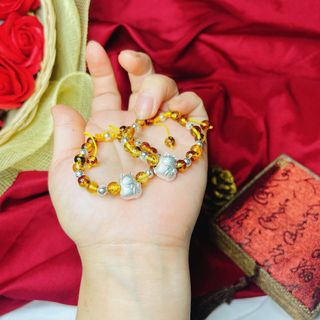 VÒNG TAY HỔ PHÁCH THIÊN NHIÊN CHARM MÈO THẦN TÀI - THẮNG GIANG