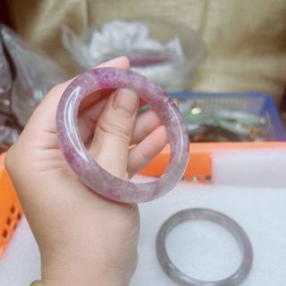 VÒNG TAY BẢN NGUYÊN KHỐI THẠCH ANH TÍM THIÊN NHIÊN - THẮNG GIANG