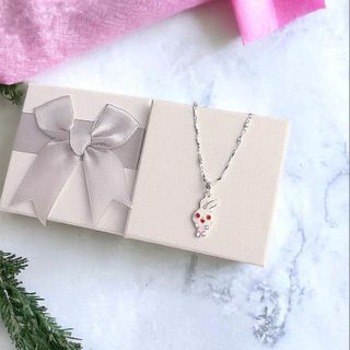 DÂY CHUYỀN THỎ CON VUI NHỘN CHO BÉ BẠC TA CAO CẤP - THẮNG GIANG