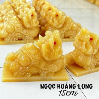CẶP TÌ HƯU ĐÁ NGỌC HOÀNG LONG THIÊN NHIÊN 15CM - THẮNG GIANG