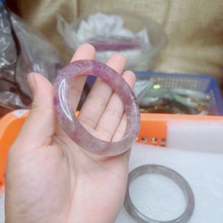 VÒNG TAY BẢN NGUYÊN KHỐI THẠCH ANH TÍM THIÊN NHIÊN - THẮNG GIANG