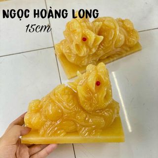 CẶP TÌ HƯU ĐÁ NGỌC HOÀNG LONG THIÊN NHIÊN 15CM - THẮNG GIANG