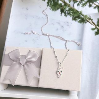 DÂY CHUYỀN THỎ CON VUI NHỘN CHO BÉ BẠC TA CAO CẤP - THẮNG GIANG