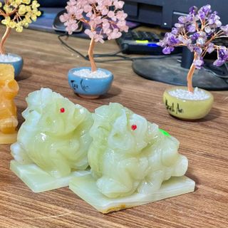CẶP TÌ HƯU ĐÁ PAKISTAN THIÊN NHIÊN 15CM - THẮNG GIANG