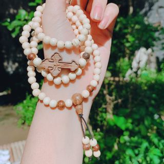 VÒNG TAY DÂU TẰM PHỐI THÁNH GIÁ TRẦM HƯƠNG TỐC CÔNG GIÁO - THẮNG GIANG