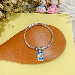VÒNG TAY HÌNH CON HEO BẠC TA CAO CẤP DÀNH CHO BÉ - THẮNG GIANG