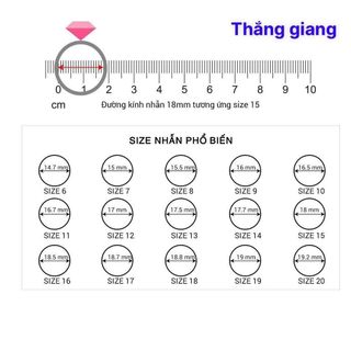 NHẪN TRÒN ĐÍNH ĐÁ BẠC TA CAO CẤP - THẮNG GIANG