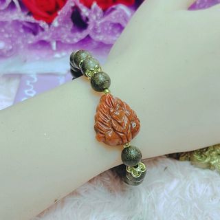 VÒNG TAY TRẦM HƯƠNG TỐC PHỐI HỒ LY CHÚA NGỌC CẨM THẠCH HUYẾT THIÊN NHIÊN DÒNG VIP CỰC MẠNH - THẮNG GIANG