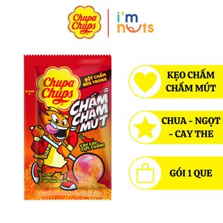 Kẹo Mút Chupa Chups Chấm Chấm Mút Hương Dâu Kèm Muối Ớt