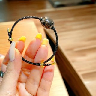 VÒNG TAY LU THỐNG THẠCH ANH TÓC ĐEN THIÊN NHIÊN - THẮNG GIANG