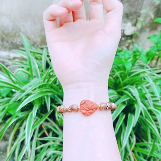 VÒNG TAY TRẦM HƯƠNG TỐC PHỐI HỒ LY CHÚA NGỌC CẨM THẠCH HUYẾT THIÊN NHIÊN DÒNG VIP CỰC MẠNH - THẮNG GIANG