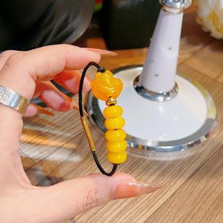 VÒNG TAY HỒ LY NGŨ ĐIẾU CẨM THẠCH VÀNG THIÊN NHIÊN - THẮNG GIANG