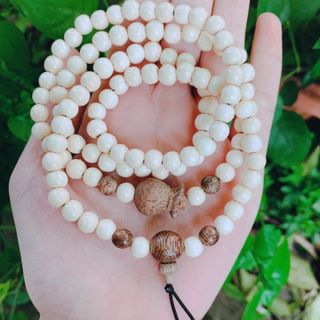 VÒNG TAY DÂU TẰM PHỐI CHARM TÚI TIỀN TRẦM HƯƠNG TỐC THIÊN NHIÊN - THẮNG GIANG