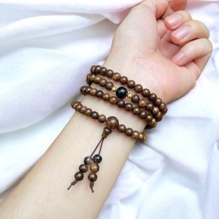 VÒNG TAY TRẦM TỐC PHỐI ĐÁ PHONG THỦY THIÊN NHIÊN - THẮNG GIANG