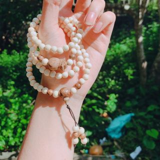 VÒNG TAY DÂU TẰM PHỐI CHARM TÚI TIỀN TRẦM HƯƠNG TỐC THIÊN NHIÊN - THẮNG GIANG