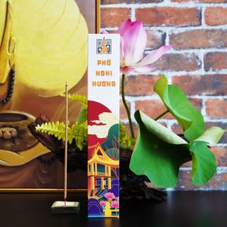 Nhang Hương Bài Phổ Nghi Hương - Hương Thơm Ngọt Nhẹ - Nhang Sạch Tốt Cho Sức Khỏe - Nguyên Liệu Tự Nhiên An Toàn- Nhang Thư Giãn - Sỉ Nhang - Chiết khấu cao - 32cm – 100 gram
