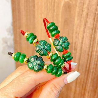 VÒNG TAY CỎ BỐN LÁ SƠN THỦY NGŨ ĐIẾU THIÊN NHIÊN - THẮNG GIANG