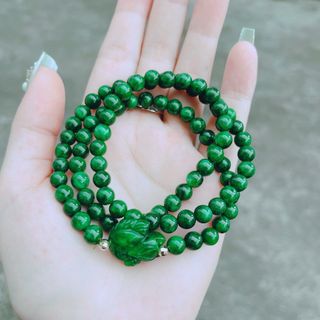 CHUỖI VÒNG TAY HỒ LY NGỌC CẨM THẠCH TUYP C THIÊN NHIÊN - THẮNG GIANG