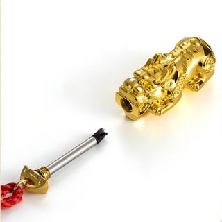 BẬT LỬA DIÊM XĂNG HÌNH TỲ HƯU NGẬM TIỀN - XÀI XĂNG