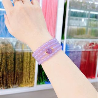 VÒNG TAY THẠCH ANH 108 HẠT 6 LY - THẮNG GIANG