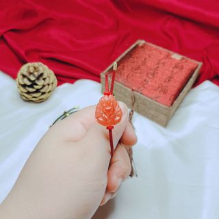 VÒNG TAY HỒ LY CHÚA CẨM THẠCH CAM THIÊN NHIÊN - THẮNG GIANG