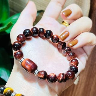 VÒNG TAY LU THỐNG THẠCH ANH MẮT HỔ THIÊN NHIÊN - THẮNG GIANG