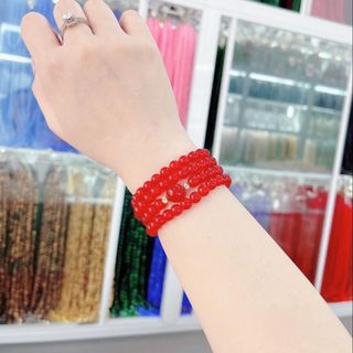 VÒNG TAY THẠCH ANH 108 HẠT 6 LY - THẮNG GIANG