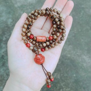 VÒNG TAY TRẦM HƯƠNG TỐC PHỐI LU THỐNG HỒ LY NGỌC CẨM THẠCH HUYẾT THIÊN NHIÊN - THẮNG GIANG