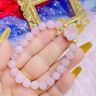 VÒNG TAY HOA MAI THẠCH ANH HỒNG - THẮNG GIANG