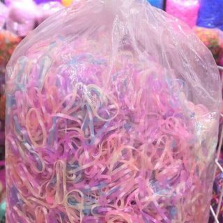Thun cột tóc túi 1kg (lớn trung nhỏ)đủ màu chuẩn TQ
