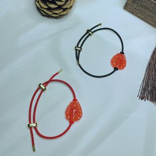 VÒNG TAY HỒ LY CHÚA CẨM THẠCH CAM THIÊN NHIÊN - THẮNG GIANG