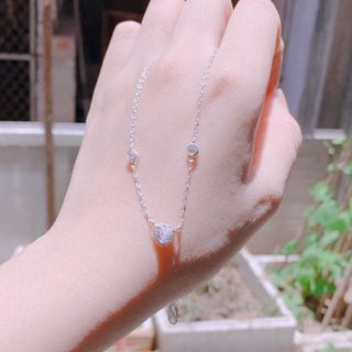 DÂY CHUYỀN LIỀN MẶT TIM TRÒN BẠC TA - THẮNG GIANG