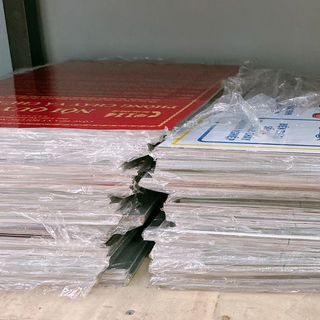 Bộ nội quy tiêu lệnh PCCC bằng tôn sơn tĩnh điện - kt 33*46cm