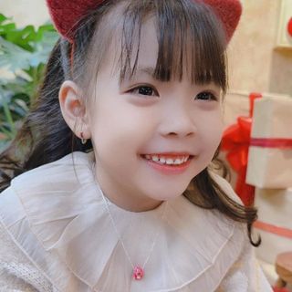 DÂY CHUYỀN GẤU HỒNG BẠC TA CAO CẤP DÀNH CHO BÉ - THẮNG GIANG