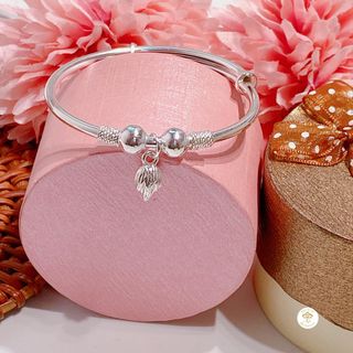 LẮC TAY CHO BÉ GẮN CHARM HỌA TIẾT BẠC TA CAO CẤP - THẮNG GIANG