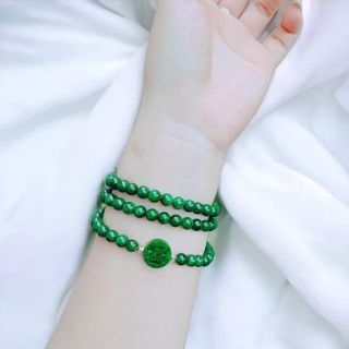 VÒNG TAY CẨM THẠCH XU KIM TIỀN THIÊN NHIÊN - THẮNG GIANG